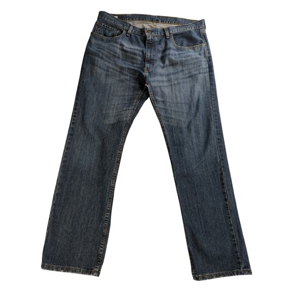 Y2K Levi’s 559 Relaxed Straight Jeans Men’s 38x32 Blue Denim Medium Wash - Picture 1 of 16